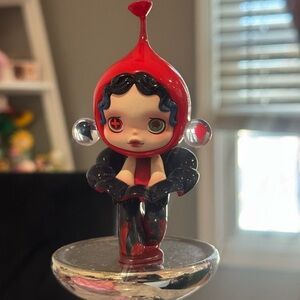 Popmart skull panda image of reality - the anti gravity